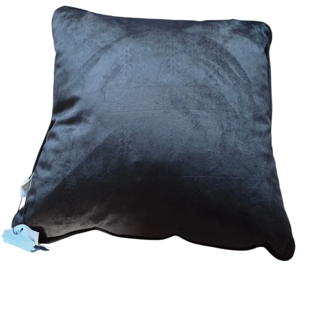 Djebeli - NEW Pink & Black Palm Tree Throw Pillow 100% Duck Feather Filling